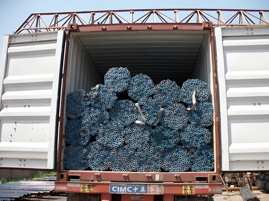Gaz taşımacılığı için galvanizli dikişsiz çelik borular için delikleme işleme servisi