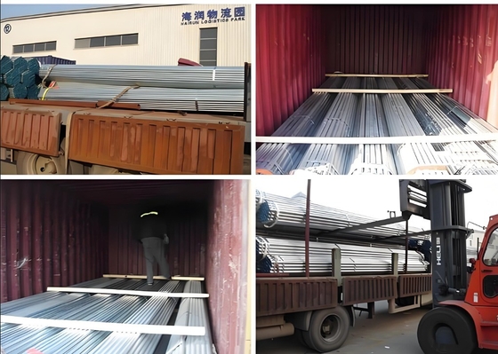 Gaz taşımacılığı için galvanizli dikişsiz çelik borular için delikleme işleme servisi