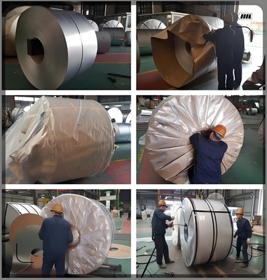 Shandong'dan borular yapmak için orta sert PPGI galvanizli çelik renkli kaplı bobinler
