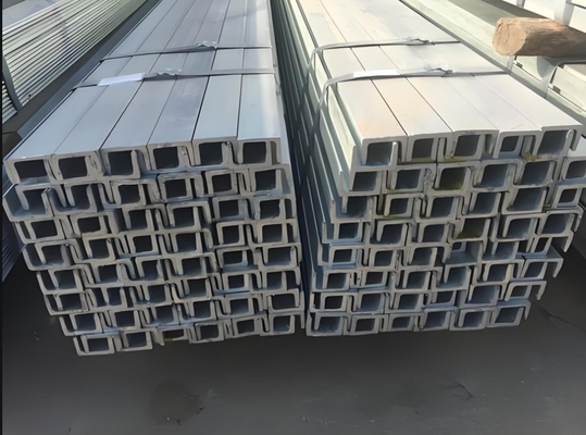 GB JIS Grade UPN/UPE/PFC Standart Çelik U Kanal Çubukları, Alaşımsız Bina Projeleri için