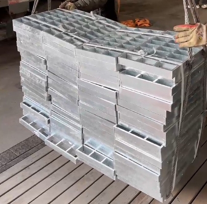 Boiler endüstrisi için özel sıcak daldırılmış galvanizli çelik ızgara drenaj kaplama levhaları