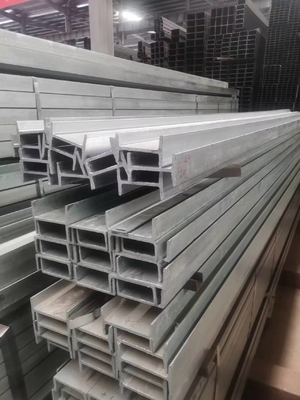 Gerçek ağırlığa göre faturalandırmak için alaşımlı olmayan sıcak daldırılmış galvanize I kirişli çelik