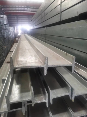 Gerçek ağırlığa göre faturalandırmak için alaşımlı olmayan sıcak daldırılmış galvanize I kirişli çelik