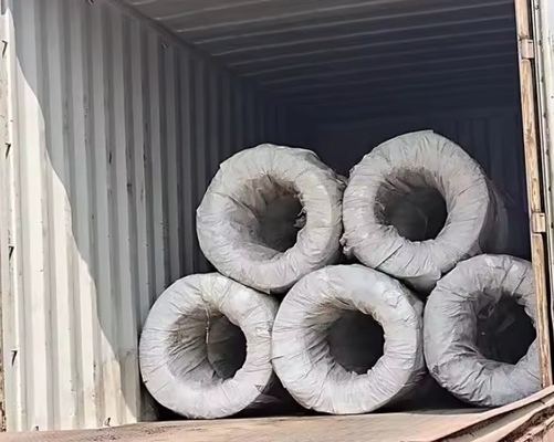 6mm-12mm sıcak batırılmış galvanizli bobin tel için kaynak servisi ve ± 1% tolerans