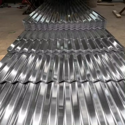 Z61-Z90 kaplama 470mm genişliğinde galvanizli dalgalanmış çatı çeliği için özel teklif