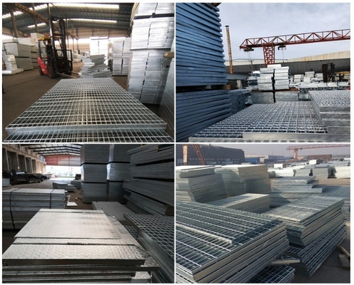 50mm Pitch Endüstriyel Tasarım Yapı için Sıcak Daldırılmış Galvanizli Çelik ızgara