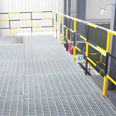 ISO9001 Sertifikasıyla Gümüş Galvanizli Çelik Mezzanine Zemin Çeritleri