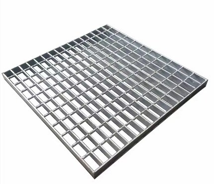 Fırtına Kanalı Çukurları 50 mm çapraz çubuk pitch ile Hafif Çelik Checker Plate ızgara örgü kaplar